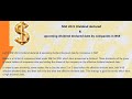 Stocks that are paying dividends soon, dividend paying stocks 2021 #DividendAlert