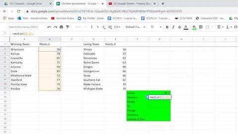 Google Sheet Tutorial: Descriptive Statistics