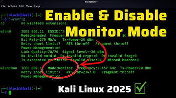 Enable and Disable Monitor Mode in Kali Linux 2025 (Bengali)