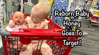 Shop Target With Reborn Baby Honey! Clearance And New Fall Stuff! Reborn Doll Outing!