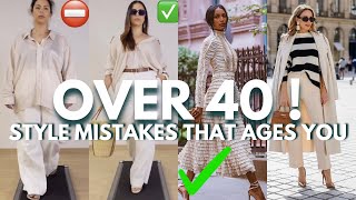 Styles mistakes that age you | How not to look heavy after 40