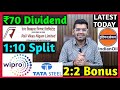 Indian Oil, Wipro, RVNL, Tata Steel Stocks Declared High Dividend, Bonus &amp; Split