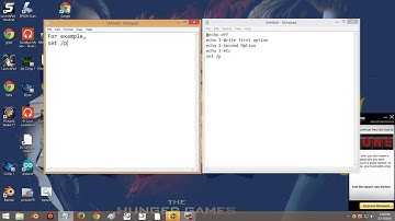 Batch Script Basics- How to make a menu