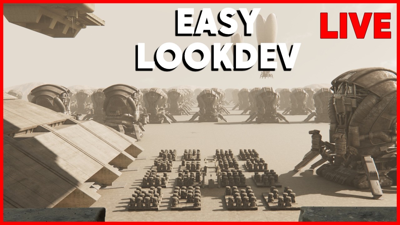 🔴 LIVE – Dune Harkonnen Harvester | Full CG Comp Look Development In Nuke 17 (Part 03)