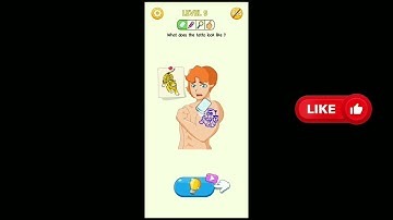 DOP: Brain Delete Puzzle Level 5 What does the tatto look like?