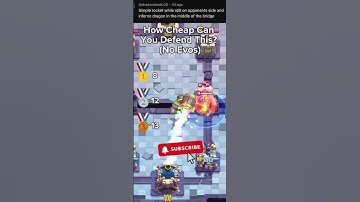 How Cheap Can You Defend This Push? Pt11 #clashroyale #clashroyaleshorts #trending #thisiswhyweclash