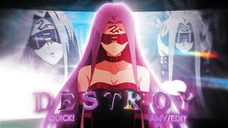 Fatestay Night - Destroy Amvedit 4K