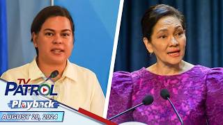 TV Patrol Playback | August 20, 2024