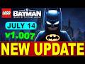 LEGO Batman Legacy of the Dark Knight Update 1.007 Patch | Mission Fixes, Bug Fixes & Known Issues
