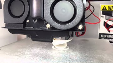 Zeepro Zim 3D Printer - Continuous Overhang Test Print