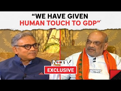 Amit Shah Interview | Amit Shah Sums Up BJPs Economy Focus, Future Goals: Human Touch To GDP @NDTV