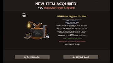 TF2 Crafting a Professional Killstreak Kit