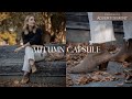 37 piece autumn capsule wardrobe | Timeless, chic & functional