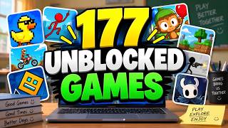 177 FREE NEW Games WEBSITES To Play On Your School Computer | WORKING 2026 Update