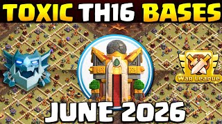 TOP 5! NEW BEST Town Hall 16 (TH16) War/CWL Base + Link 2026 | TH16 Trophy Base | Clash of Clans
