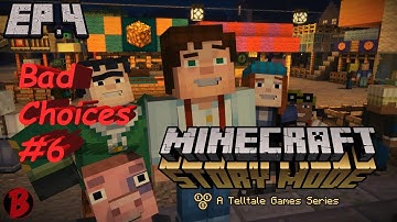 Minecraft: Story Mode Episode 4 A Block and a Hard Place - Part 6 Bad/Odd Choices