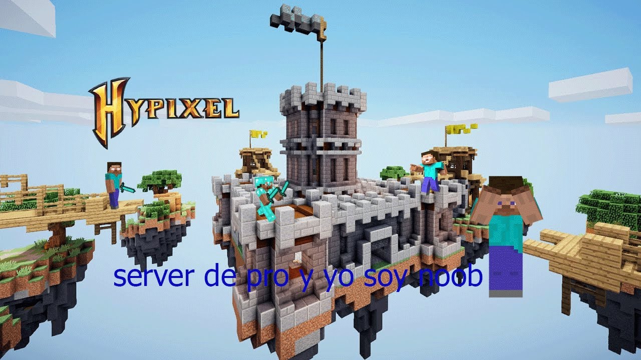 porque juego en este server de pros sky wars minecraft - YouTube