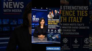 India Strengthens Defence Ties with Italy #breakingnews #india #italy