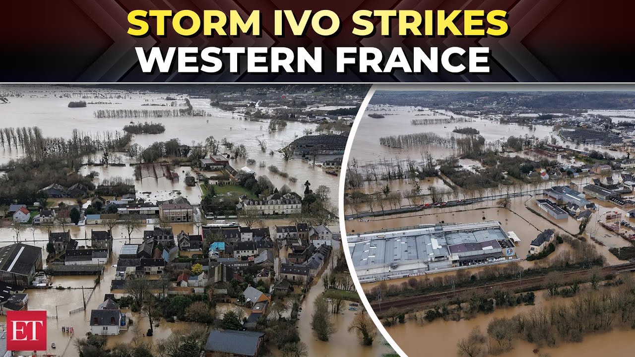 Storm Ivo strikes western France with heavy rain and winds; no casualties reported