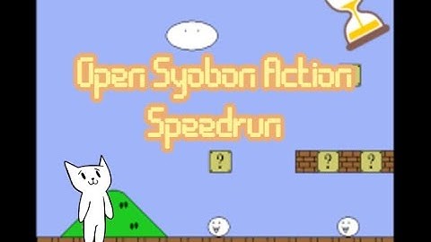 Open Syobon Action/Cat Mario Speedrun - Level 1