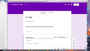 Exit ticket tutorial - Google Forms