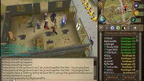 runescape how to make bandos godsword