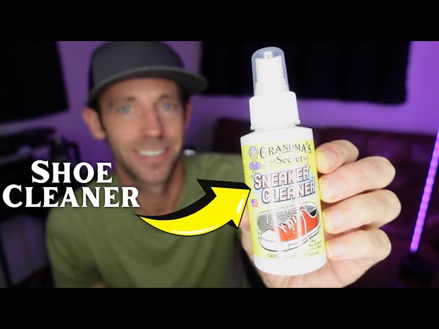 How to Use Grandmas Secret Sneaker Cleaner (UNBOXING & REVIEW!) 