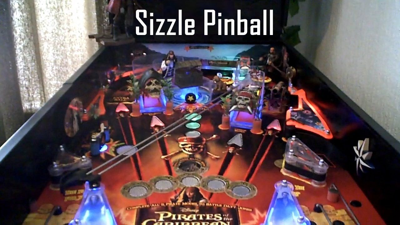 Zizzle Pinball PLAYFIELD TOUR Pirates of the Caribbean YouTube