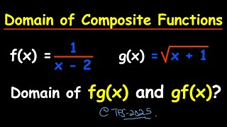 How to find the domain of a composite function simplified