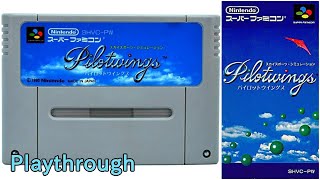 【スーパーファミコン】パイロットウイングス OP～ED (1990年) 【クリア】【SNES Pilotwings Playthrough  (Full Games)】