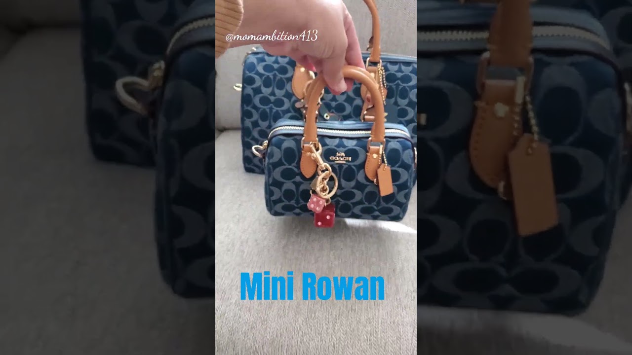 Coach Denim Rowan Trio 💙 