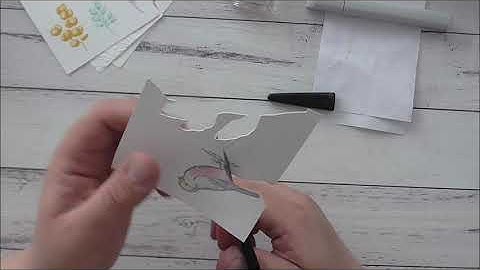 Stampin Up! Forever Fern Swirly Frame Free As a Bird Card with Bonus Tip!