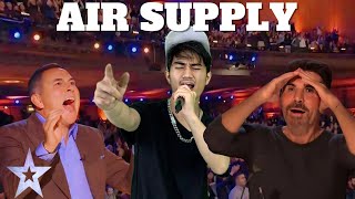 Americas Got Talent Extraordinary Song Air Supply Makes the Judges Goosebumps Shocked Parody