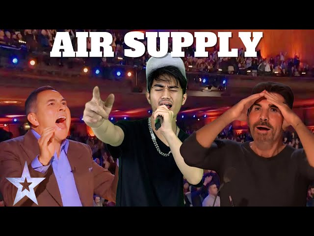 Americas Got Talent Extraordinary Song Air Supply Makes the Judges Goosebumps Shocked Parody class=