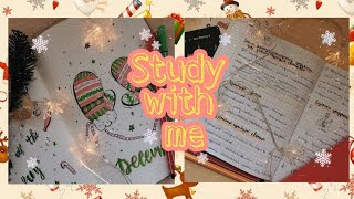 Study with me#6|Study vlogmas| учись со мной|стади виз ми|