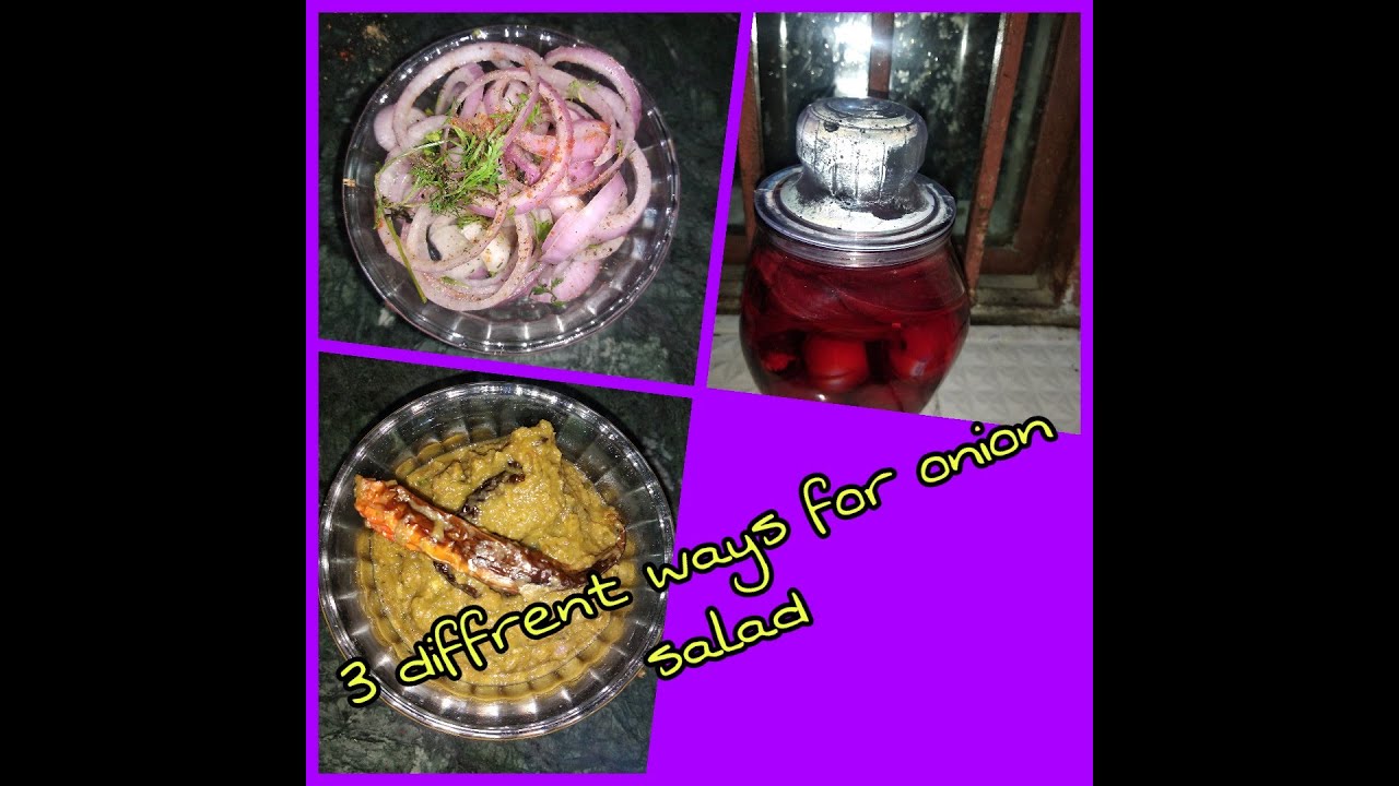 3 different taste of onion.... YouTube