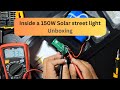 150W Solar LED Light Unboxing, #solar #solarlight #unboxing #outdoorlights #streetlight