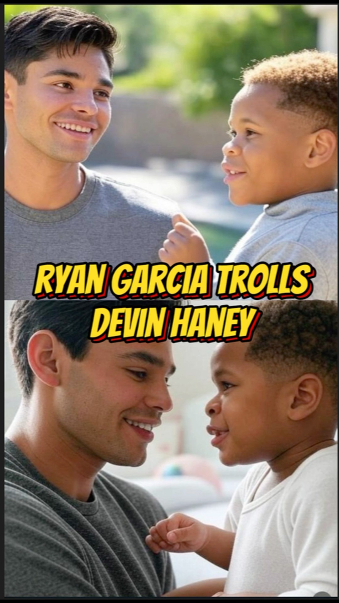 Ryan Garcia TROLLS Devin Haney; Calls him his SON \u0026 promises NO LEFT HOOKS
