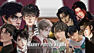 Characters Harry Potter react to Harry as San [Ateez][AU] [ENG|RU] [1/1]