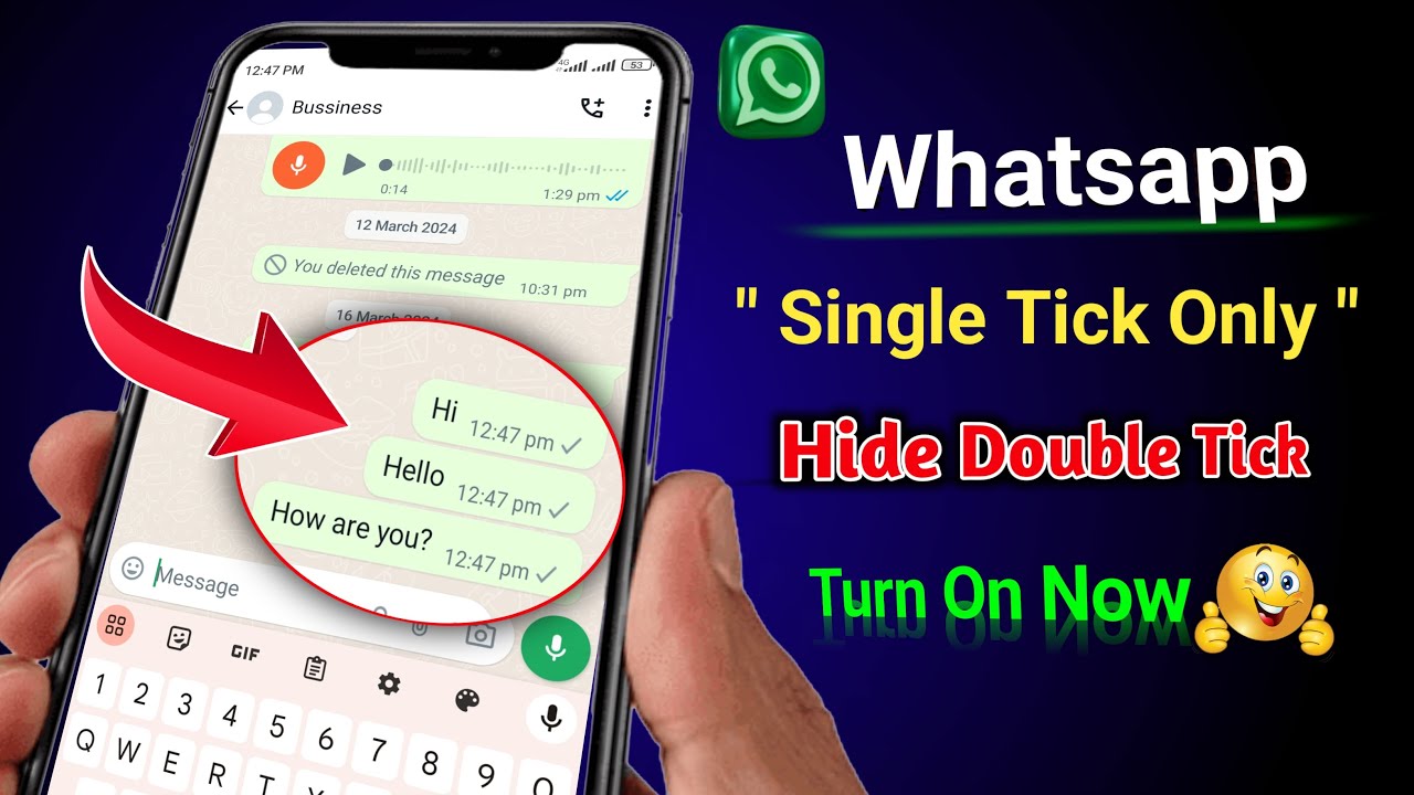 How To Hide Double Tick In Whatsapp WhatsApp Me Single Tick Kaise how-to-hide-double-tick-in-whatsapp-whatsapp-me-single-tick-kaise