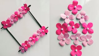 Best Paper craft for Home decor / Unique wall hanging ideas/ Diy paper flower wall decoration