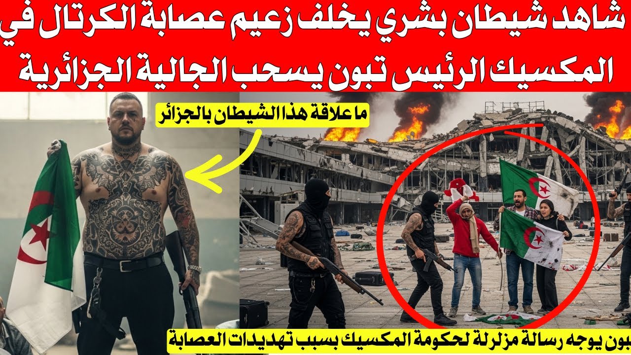 شاهدبالفيديو الرئيس تبون يسحب الجالية الجزائرية من المكسييك ويعلن حالة طوارئ .. تخلطت