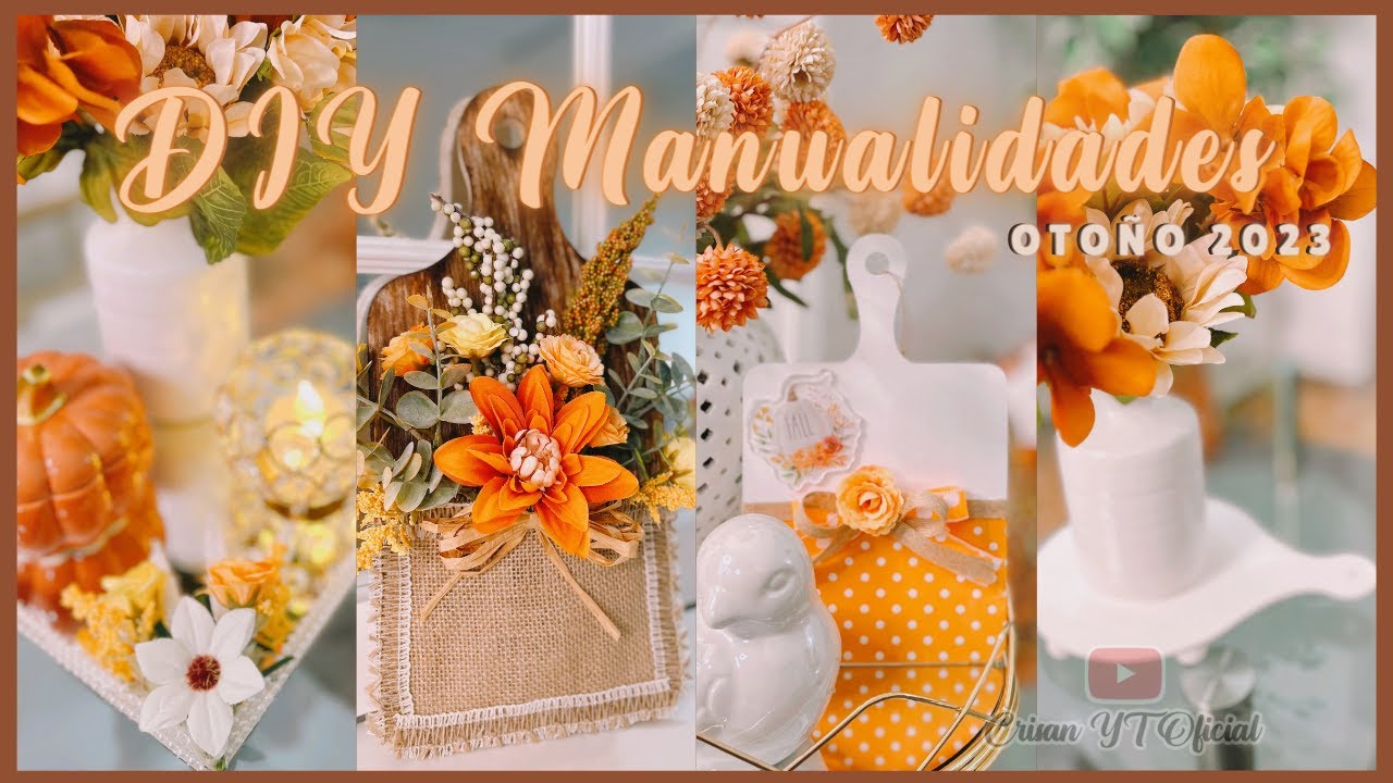 DIY Manualidades para Otoño usando cosas de #prichos #Temu #crisanytoficial | Crisan Oficial
