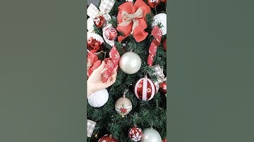 ENFEITE DE NATAL com FITA para ARVORE DE NATAL. Tem mais no meu canal‼️ #diynatal #enfeitesdenatal
