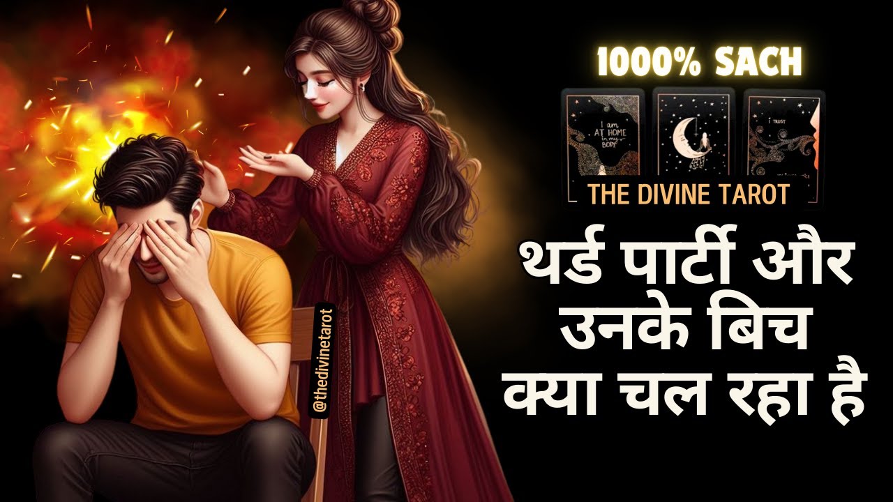 आपके पार्टनर और THIRD PARTY के बिच क्या चल रहा है | HINDI TAROT READING| UNKI CURRENT FEELINGS TODAY