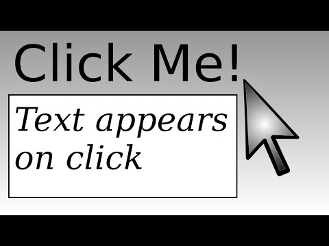 How to Make Pop Up Text Appear on Click in HTML and JavaScript