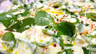 Yaz Aylarında Güzel Görüntüsü, Lezzetli Tadı ile Semizotu Salatası 💯