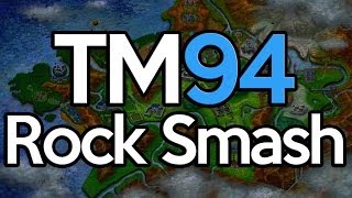 Pokemon X and Y TM 94 Rock Smash Location