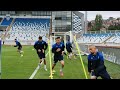 Kombëtarja e Kosovës zhvilloi stërvitjen zyrtare përpara përballjes sfiduese ndaj Sllovenisë.