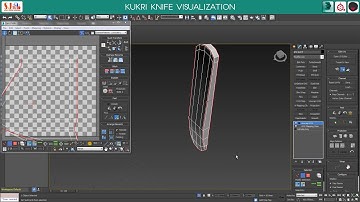 Kukri Knife Unwrapping (Part-3) in 3ds MAX l Kukri Visualization Part-03